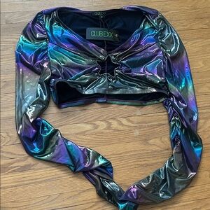 Iridescent Crop Top